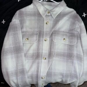 American Eagle Plaid Shacket